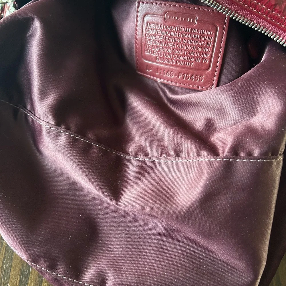 Coach patent leather bag + wallet - Picture 10 of 13